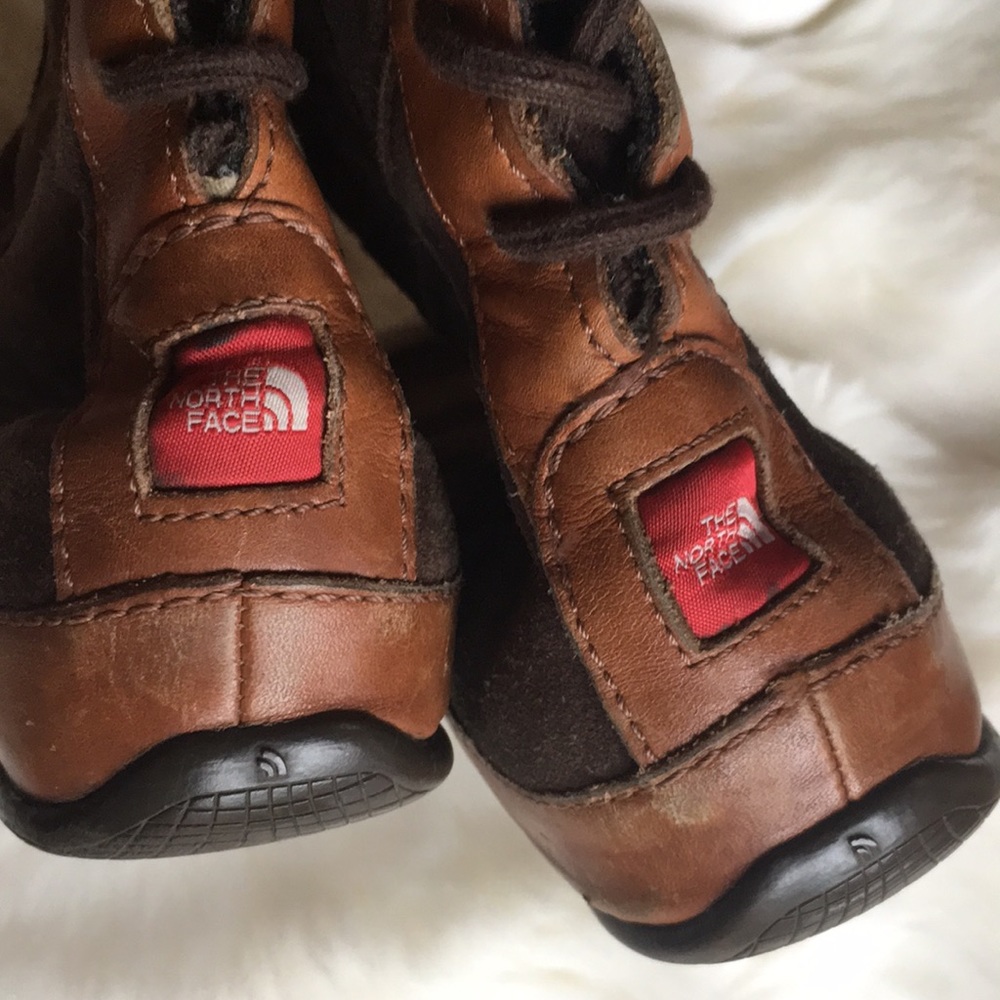 THE NORTH FACE WOMEN LEATHER AND SUEDE BOOTS SIZE 6.5 - Picture 7 of 8